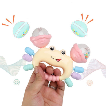 1Pc Random Color Early Development Crab Rattle Toys for Babies 0 to 36 Months Newborns Baby Games Toys Teether Rattle Baby Toys
