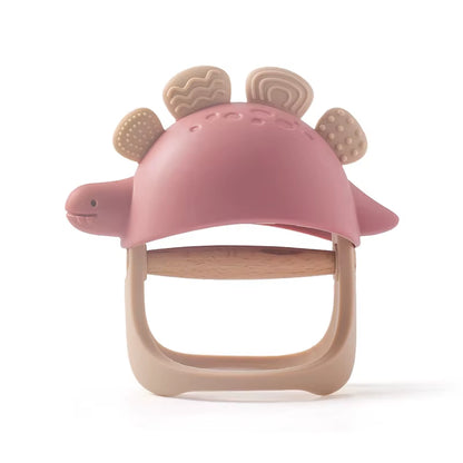 Baby Silicon Teether Toys Dinosaur Bracelet BPA Free Cute Cartoon Animal Silicone Teething Glove for Newborn Chew Teether Toys